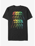Star Wars Darth Vader Helmet Rainbow T-Shirt