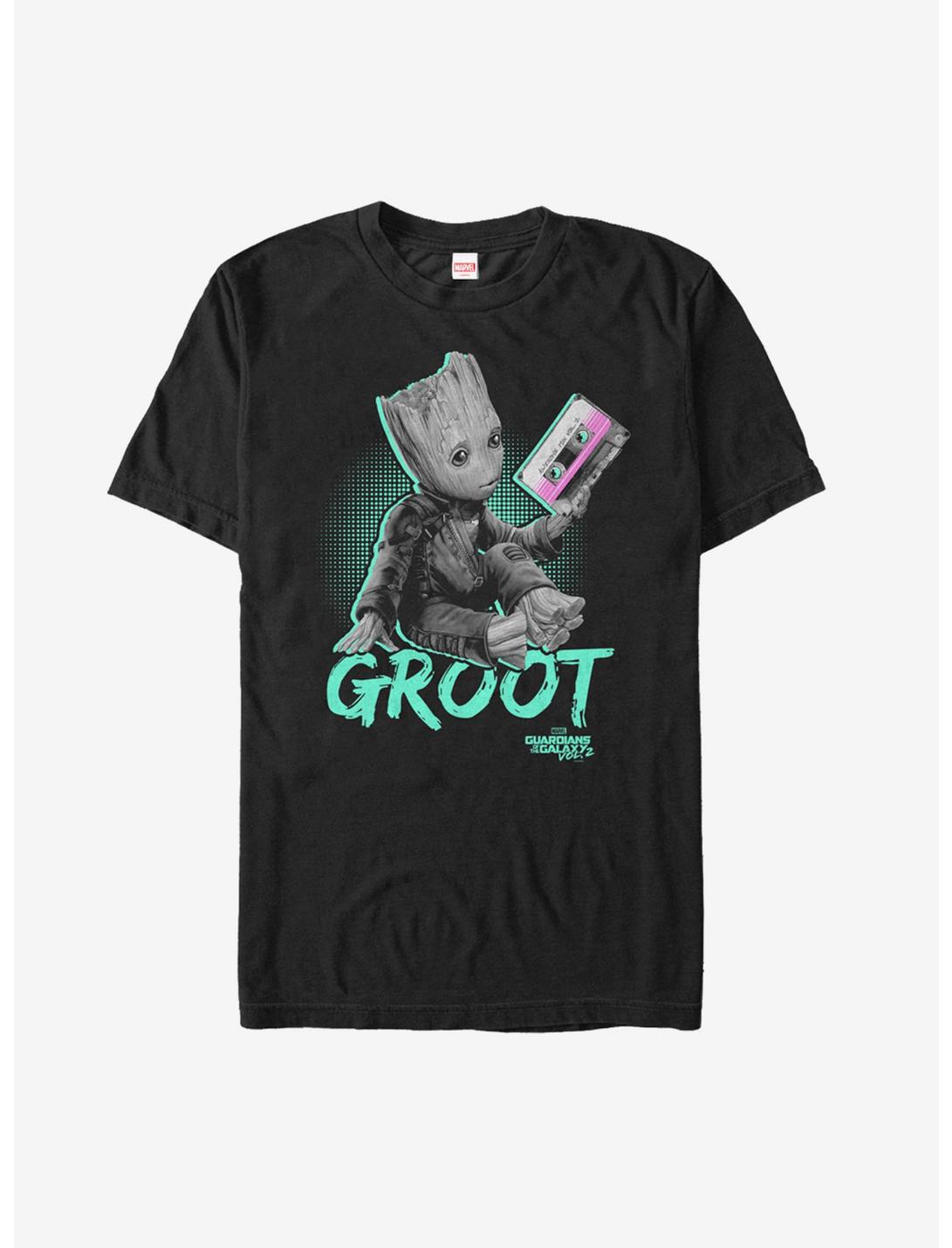 Marvel Guardians of Galaxy Vol. 2 Groot Mix Tape T-Shirt