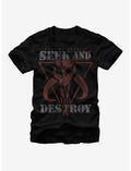 Star Wars Mandalore Seek and Destroy T-Shirt