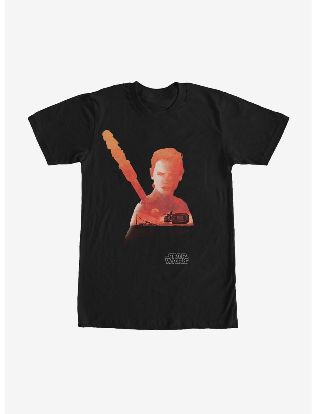 Star Wars Rey Speeder Silhouette T-Shirt