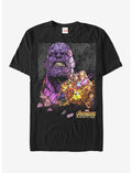 Marvel Avengers: Infinity War Thanos Stained Glass T-Shirt