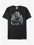 Marvel Black Panther Decorative Pattern T-Shirt