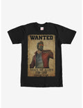 Marvel Guardians of the Galaxy Star-Lord Wanted Poster T-Shirt