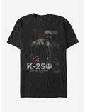 Star Wars K-2SO Schematic Detail Print T-Shirt