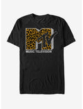 MTV Cheetah Print Logo T-Shirt