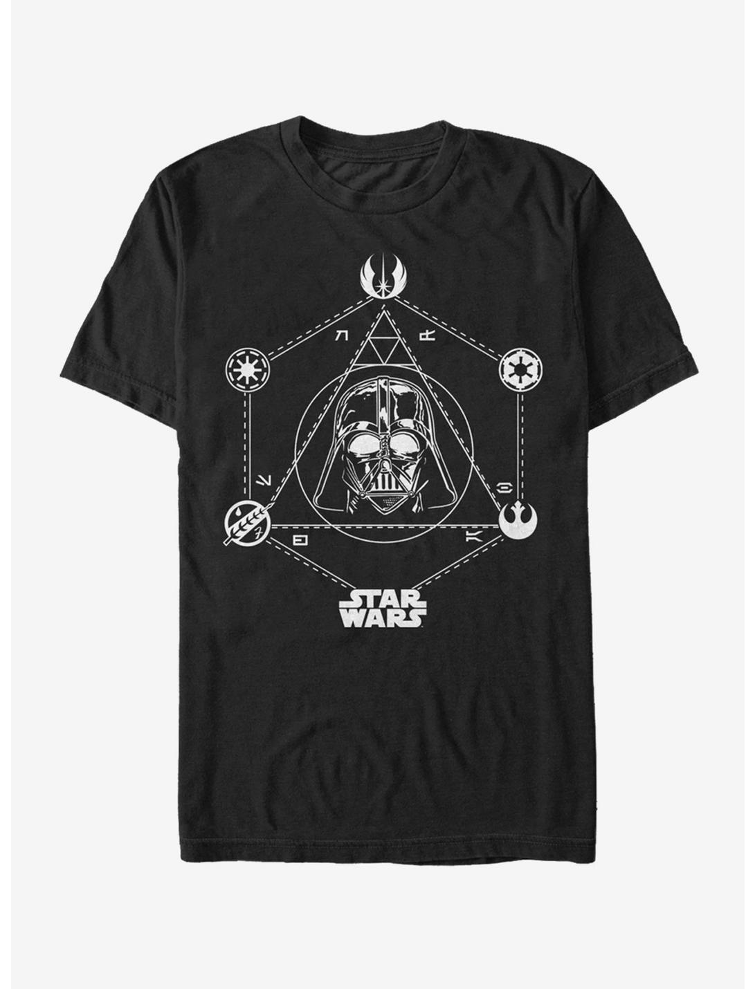 Star Wars Darth Vader Symbols T-Shirt