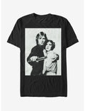Star Wars Luke and Leia Grayscale T-Shirt