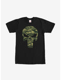 Marvel Punisher Camo Skull Symbol T-Shirt