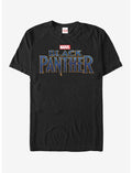 Marvel Black Panther 2018 Text Logo T-Shirt