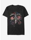 Star Wars Fourth of July X-Wing Fireworks T-Shirt