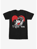 Star Wars Han and Leia I Love You Heart T-Shirt