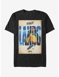 Star Wars Solo A Star Wars Story Lando Name Poster T-Shirt