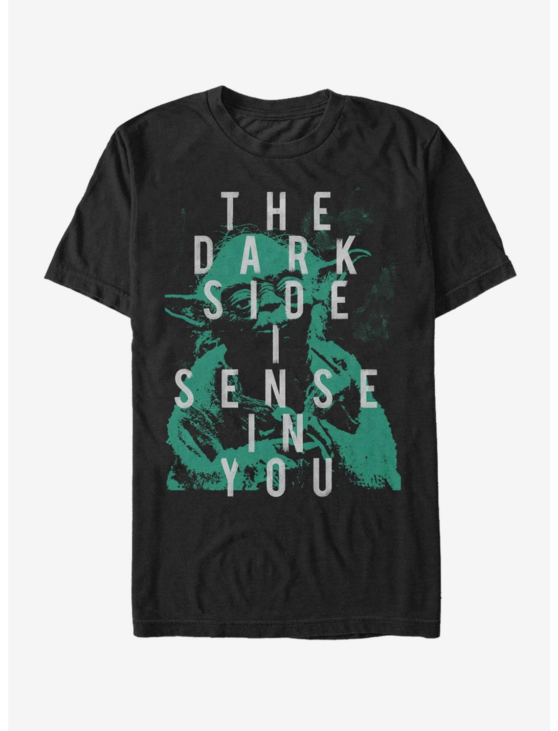 Star Wars Yoda Sense the Dark Side T-Shirt