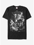 Marvel Black Panther 2018 Starry Characters T-Shirt