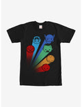Marvel Avengers Kawaii Rainbow T-Shirt