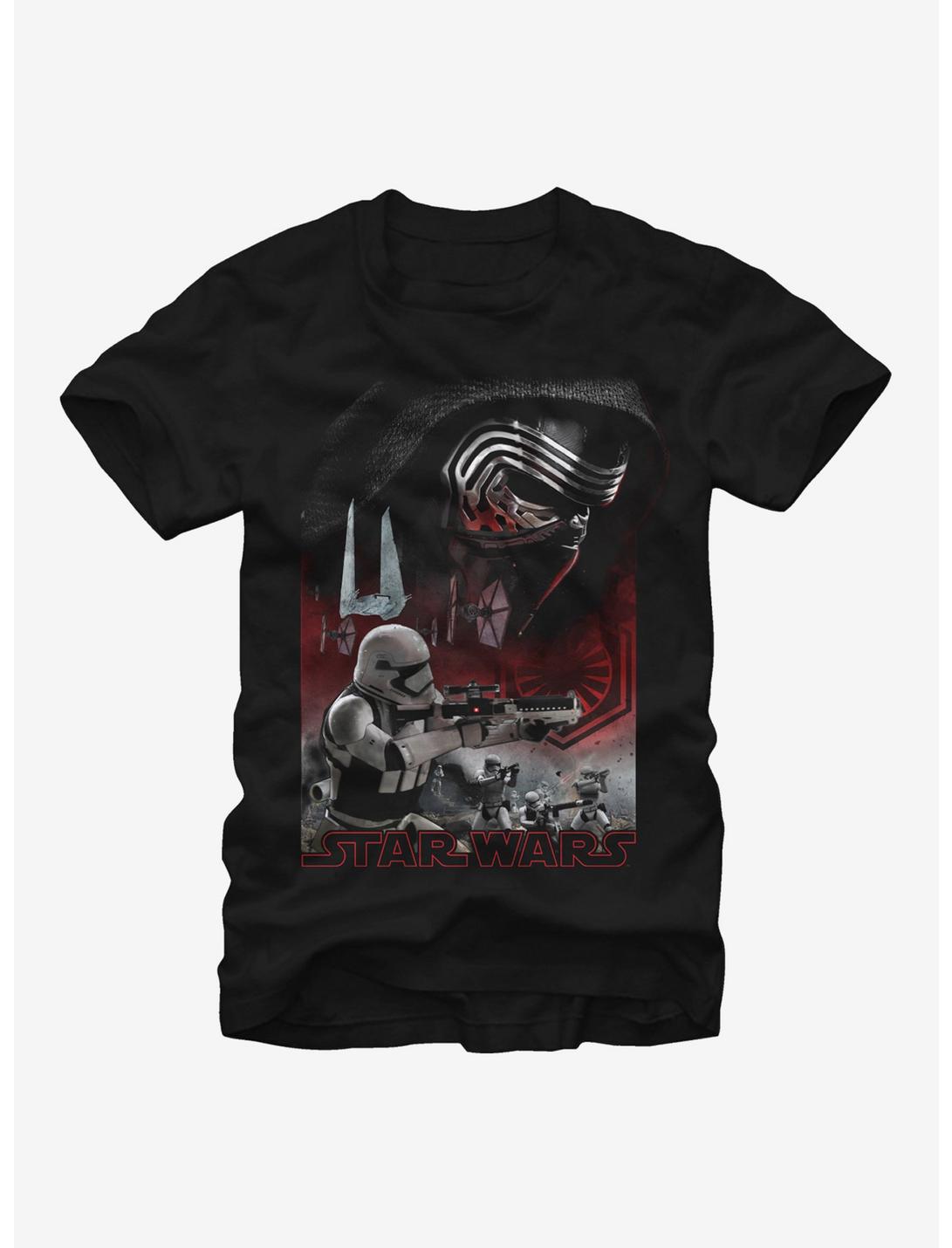 Star Wars Kylo Ren Stormtroopers Battle T-Shirt