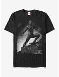 Marvel Black Panther 2018 Grayscale Pose T-Shirt