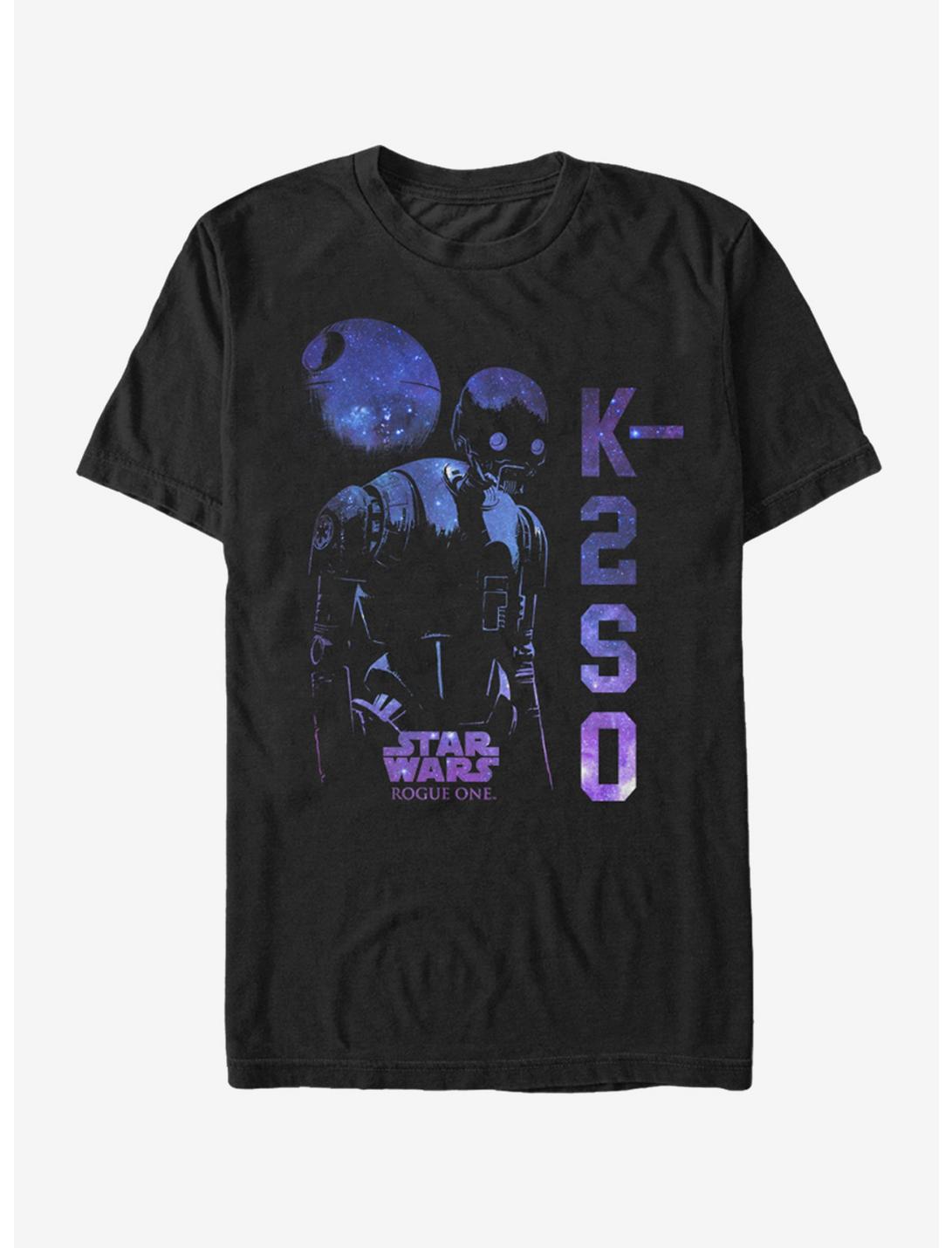 Star Wars K-2SO Galaxy Print T-Shirt