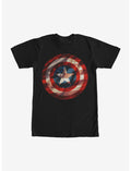 Marvel Captain America Shield Flag T-Shirt