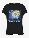 Star Wars That's No Moon Art Girls T-Shirt