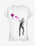 Star Wars Han Shot Hearts Girls T-Shirt