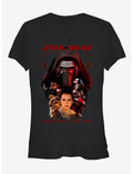 Star Wars Episode VII The Force Awakens Kylo Ren and Rey Girls T-Shirt