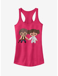 Star Wars Cute Cartoon Kawaii Han Leia Love Girls Tank