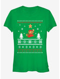 Nintendo Mario Ugly Christmas Sweater Girls T-Shirt