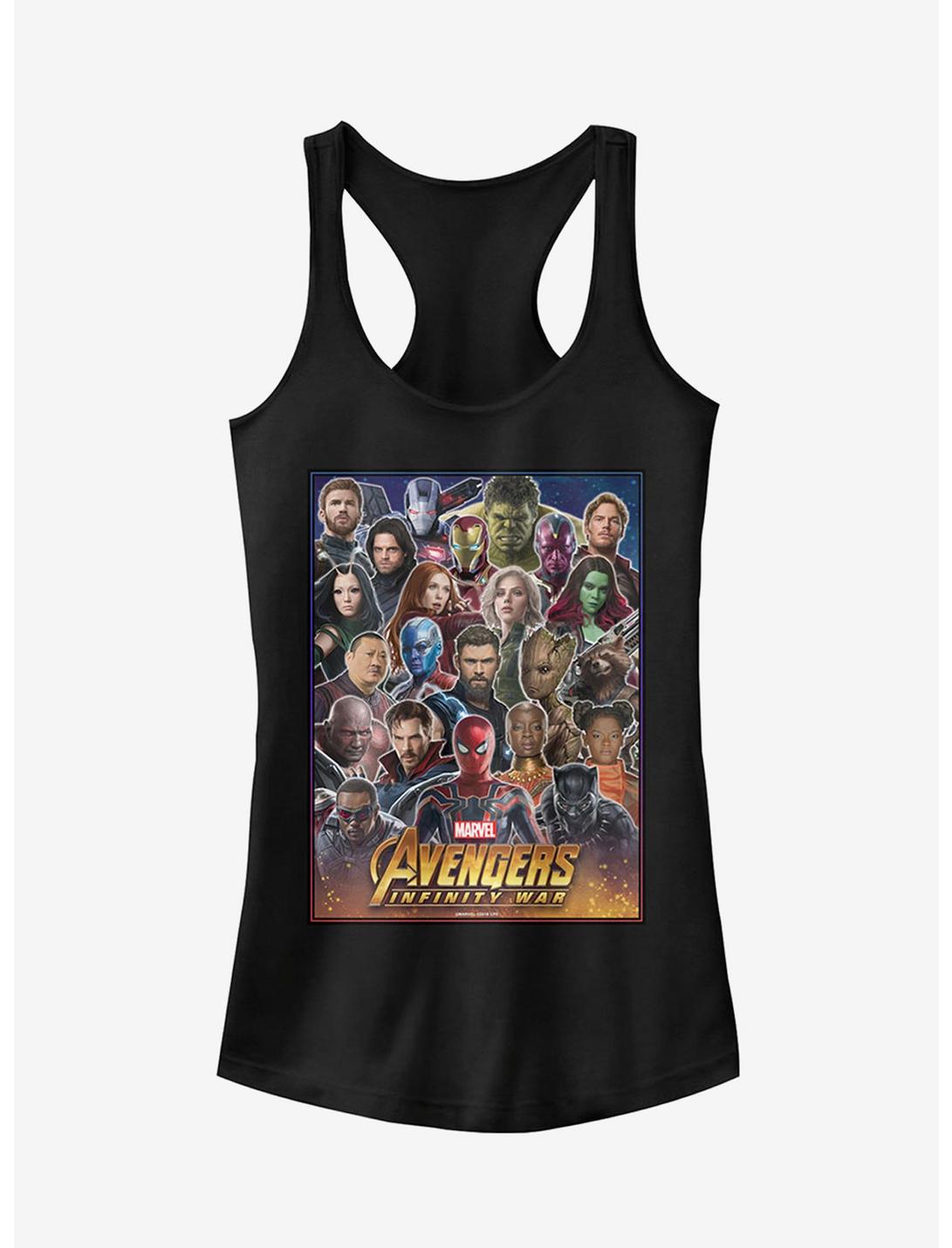Marvel Avengers: Infinity War Hero Collage Girls Tank