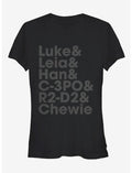 Star Wars Luke and Leia Girls T-Shirt
