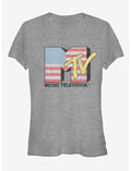 MTV American Flag Logo Girls T-Shirt