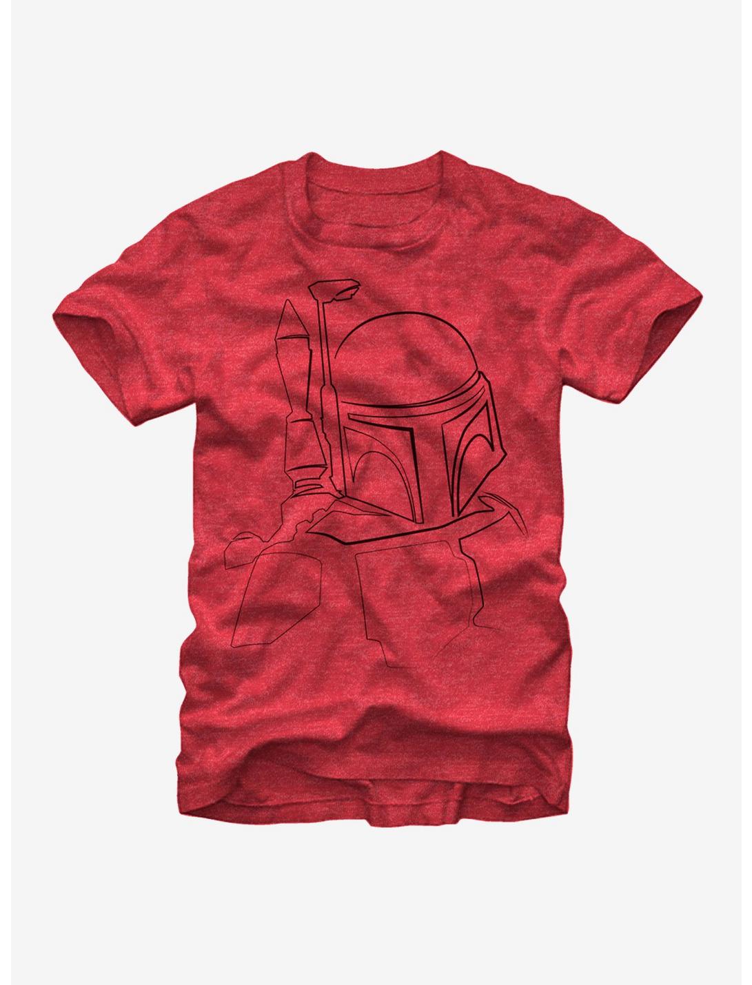 Star Wars Boba Fett Outline T-Shirt