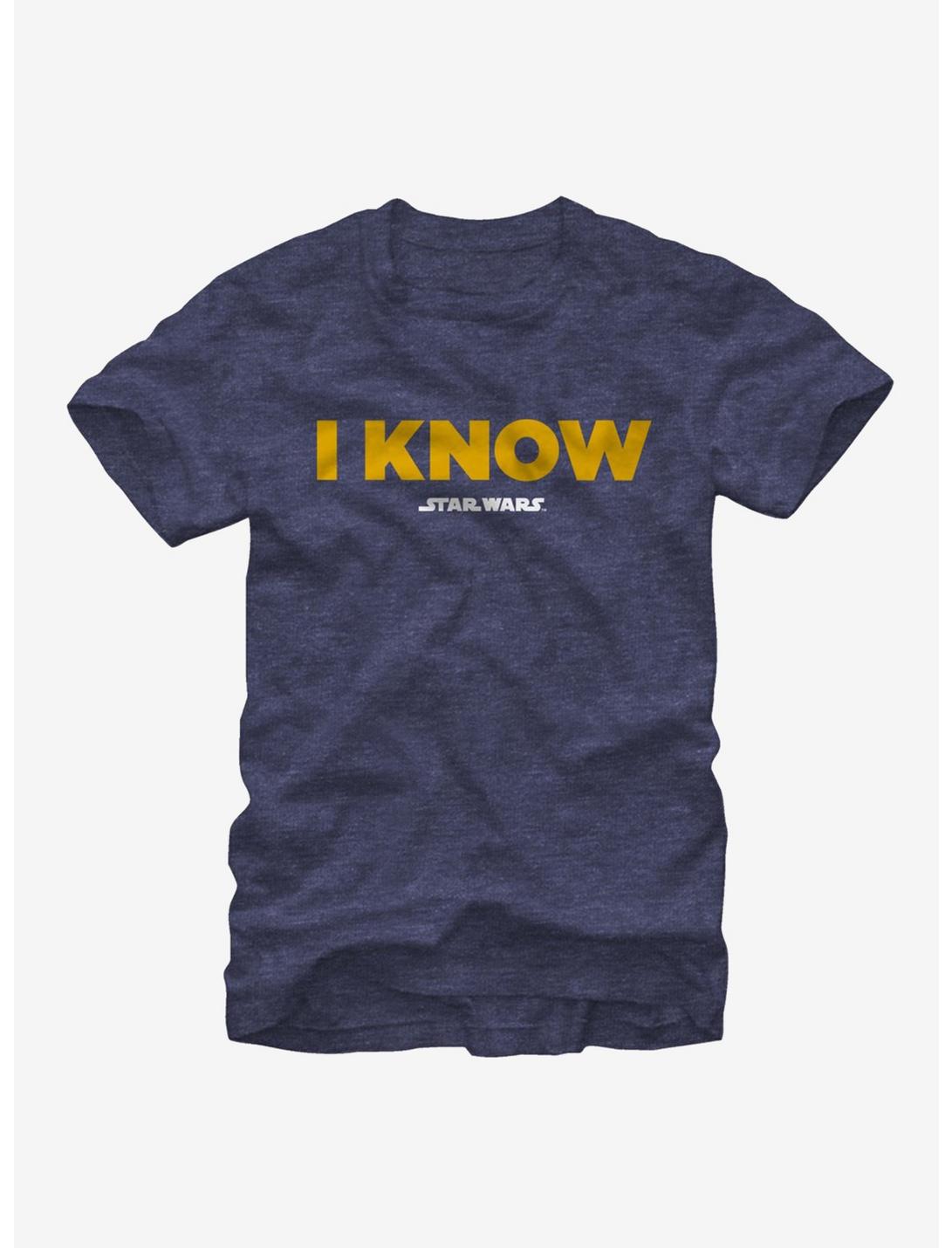 Star Wars Han Solo I Know T-Shirt