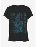Star Wars Inside R2D2 Girls T-Shirt