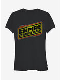 Star Wars Episode V The Empire Strikes Back Logo Girls T-Shirt