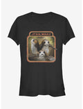 Star Wars Porgs Frame Girls T-Shirt