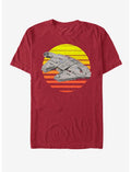 Star Wars Millennium Falcon Sunset T-Shirt
