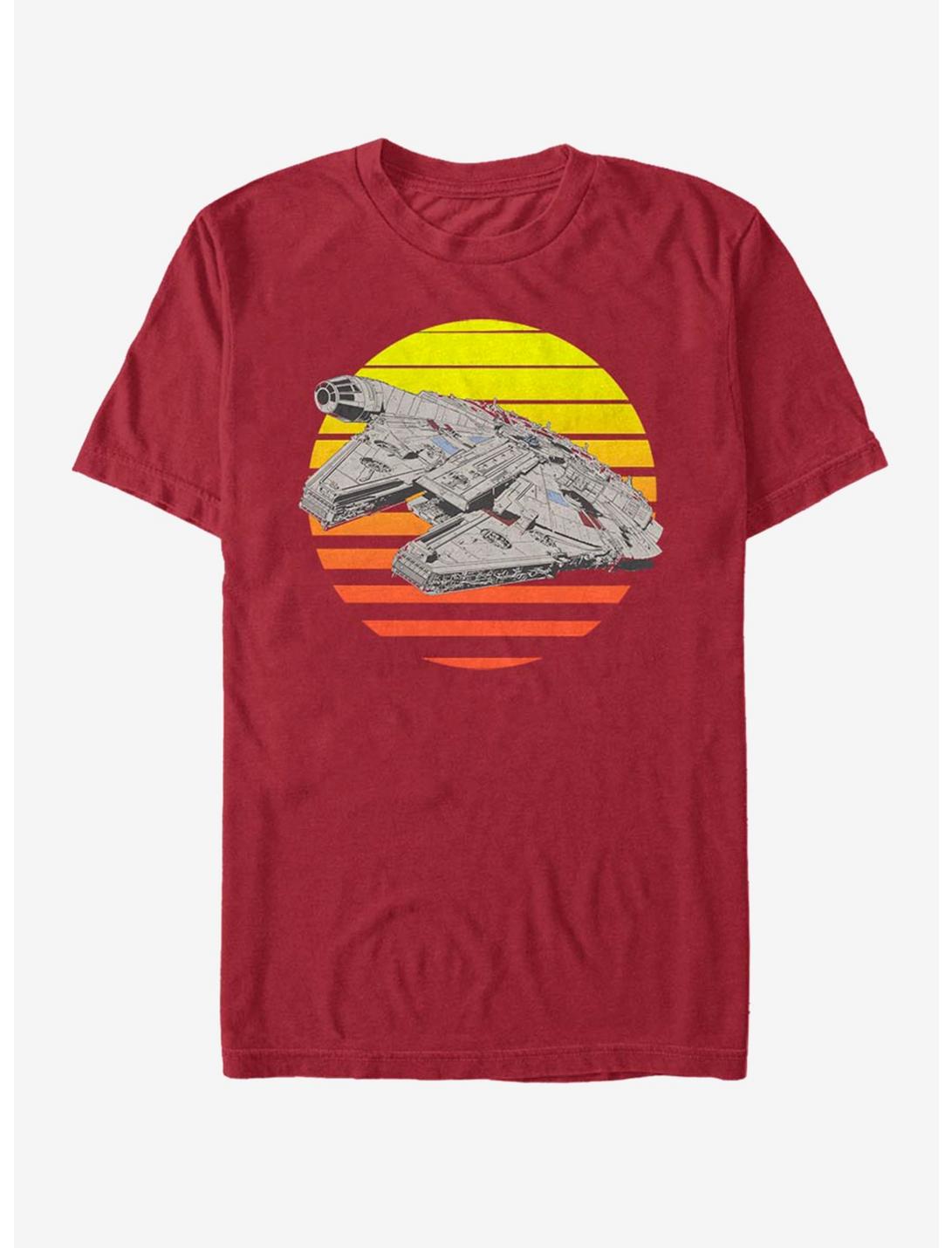 Star Wars Millennium Falcon Sunset T-Shirt