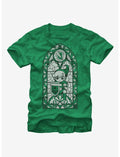 Nintendo Legend of Zelda Grayscale Stained Glass T-Shirt