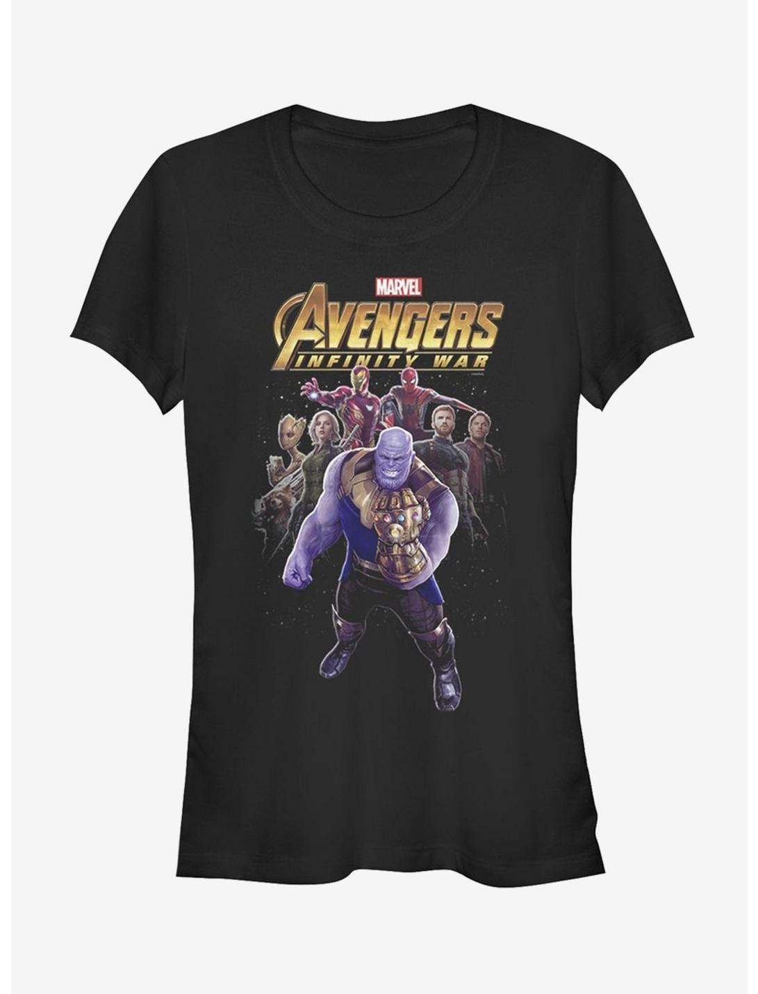 Marvel Avengers: Infinity War Thanos Entourage Girls T-Shirt