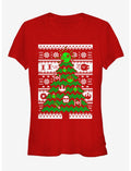Star Wars Ugly Christmas Sweater Tree Girls T-Shirt