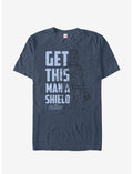 Marvel Avengers: Infinity War Get Captain Shield Text T-Shirt