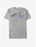 Star Wars Rebel Battle Ship Streak T-Shirt