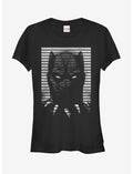 Marvel Black Panther Striped Profile Girls T-Shirt