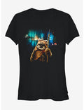Star Wars Tree Village Wicket Ewok Girls T-Shirt