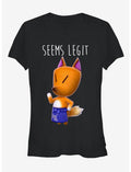Nintendo Animal Crossing Redd the Fox Seems Legit Girls T-Shirt