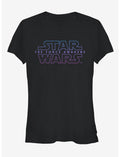 Star Wars The Force Awakens Episode VII Starry Logo Girls T-Shirt