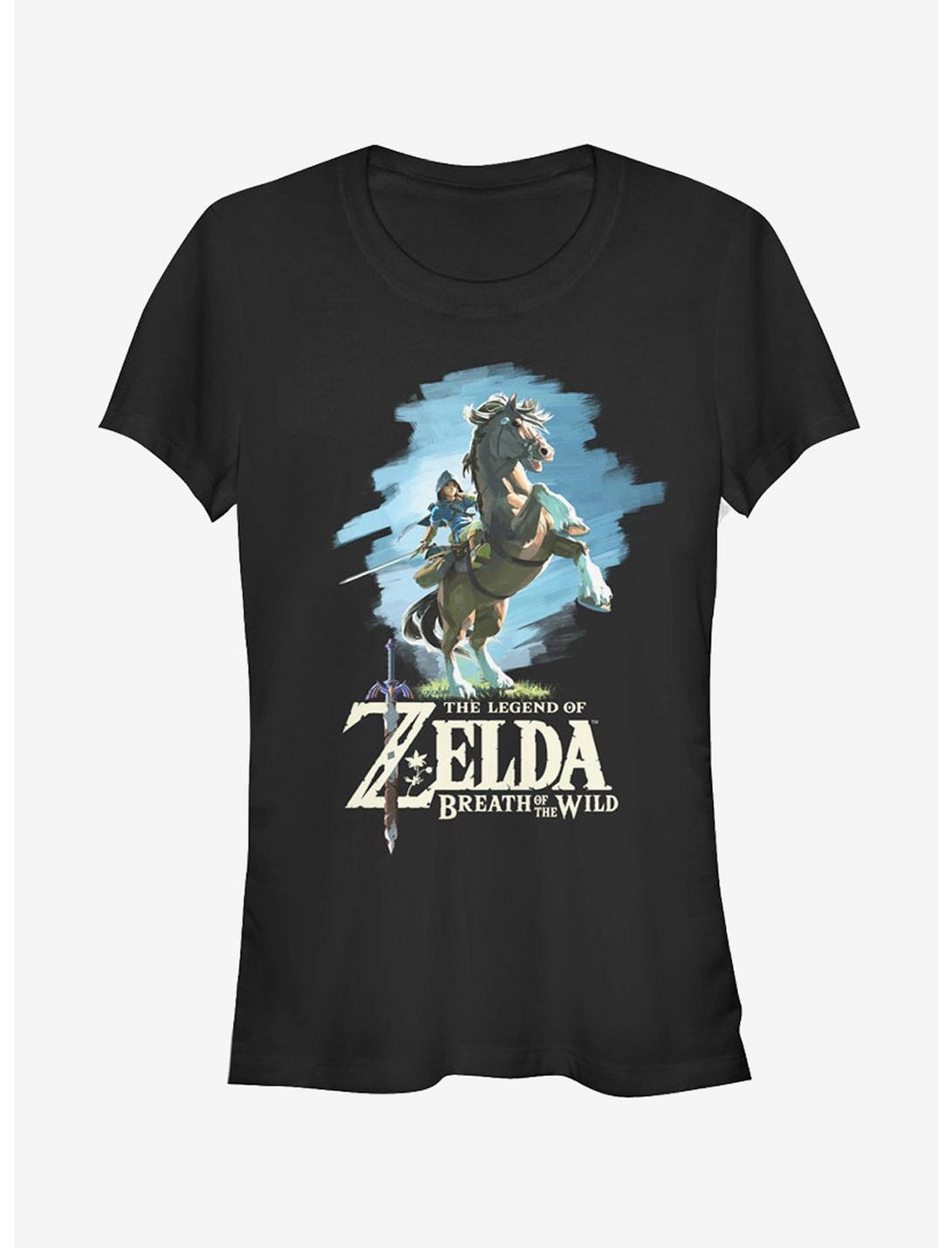 Nintendo Legend of Zelda Breath of the Wild Link Epona Girls T-Shirt
