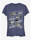 Nintendo Star Fox Zero Character Panels Girls T-Shirt