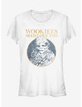 Star Wars Valentine's Day Wookiees Need Love Too Girls T-Shirt